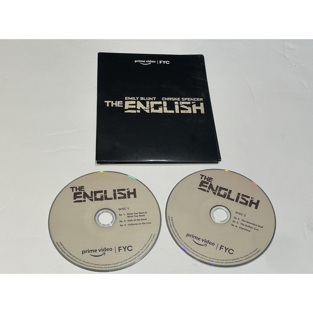 FYC DVDx2 The English Emily Blunt Chaske Spencer Amazon Mini Series